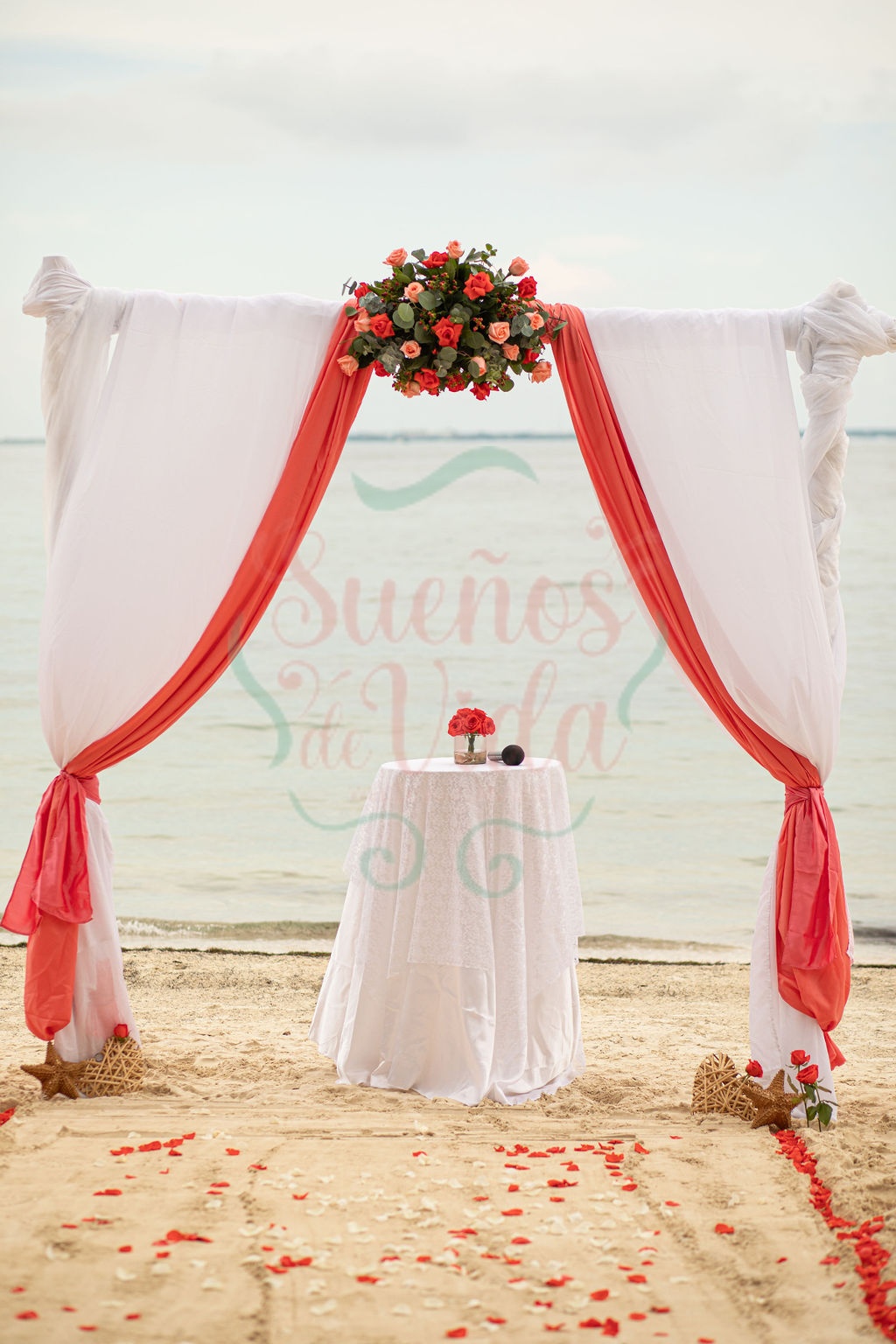 boda elopement en la playa