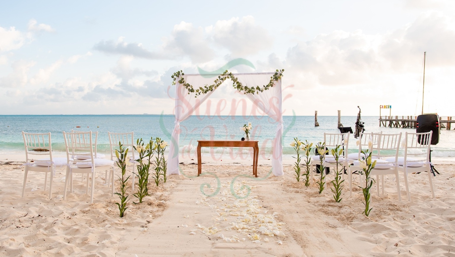 boda intima en cancun
