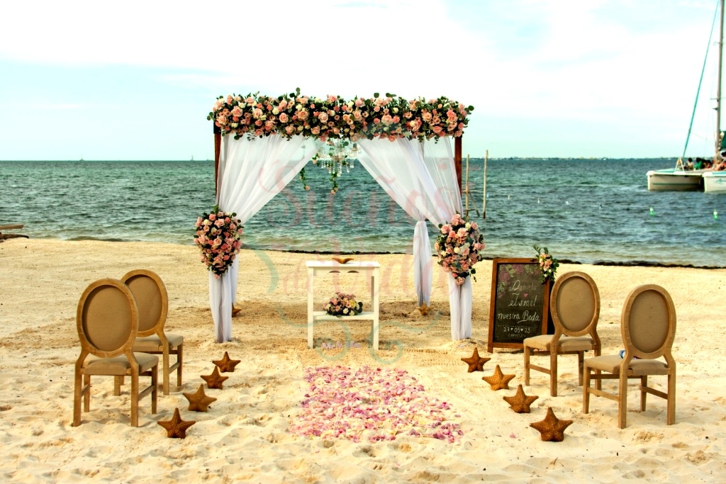 boda intima en la playa