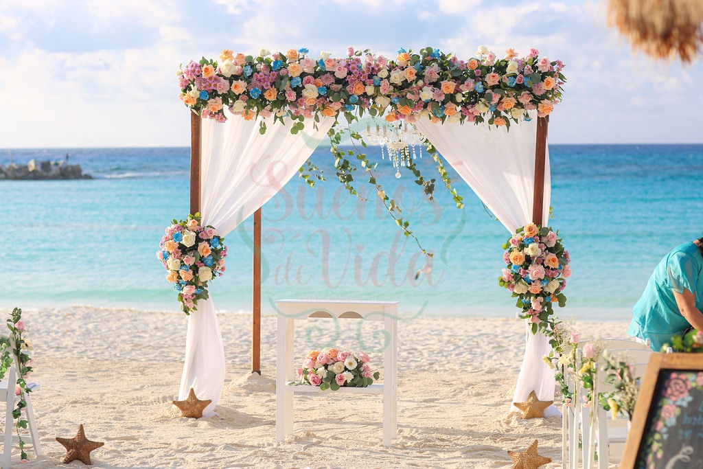 boda elopement en la playa